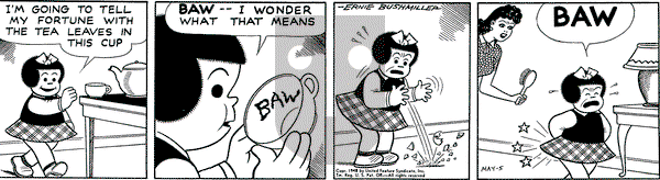 Nancy on Wednesday May 5, 1948 Comic Strip