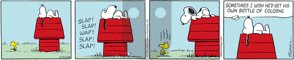 Peanuts on Wednesday January 21, 2004 Comic Strip