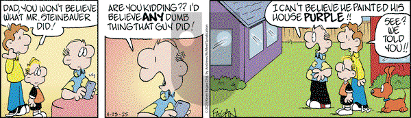 Drabble on Monday April 28, 2025 Comic Strip
