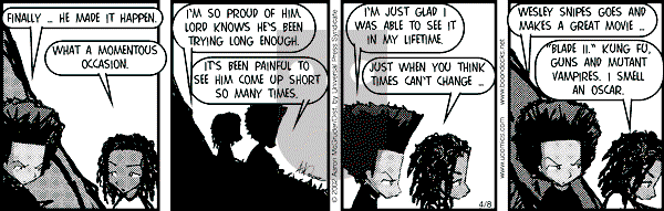 The Boondocks on Monday November 9, 2009 Comic Strip