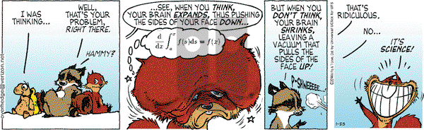 Over the Hedge on Monday January 25, 2016 Comic Strip