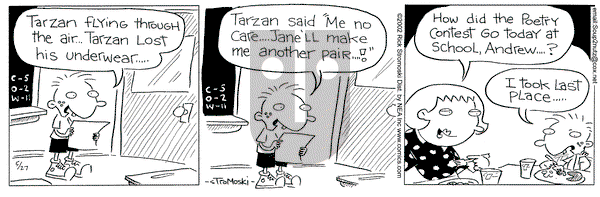 Soup to Nutz - Old on Monday May 27, 2002 Comic Strip