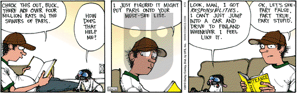 Get Fuzzy on Monday April 19, 2010 Comic Strip