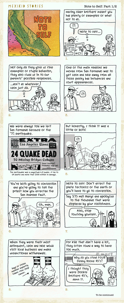 Mexikid Stories on Thursday February 2, 2023 Comic Strip
