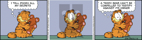 Garfield on Thursday July 5, 2018 Comic Strip
