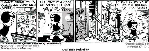 Nancy Classics on Thursday November 17, 2016 Comic Strip