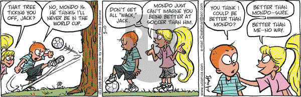 Cleats on Wednesday May 10, 2006 Comic Strip