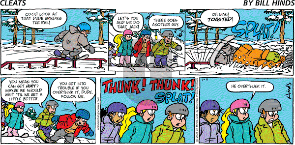 Cleats - Sunday January 11, 2009 Comic Strip