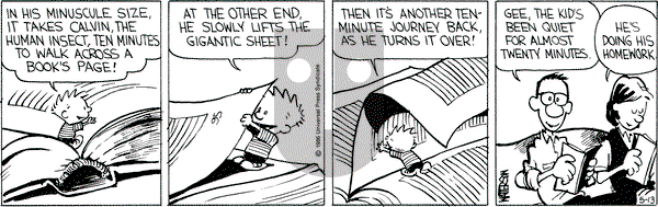 Calvin and Hobbes on Tuesday May 13, 1986 Comic Strip