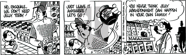 Rose is Rose on Saturday July 20, 1991 Comic Strip