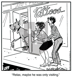 Marmaduke on Monday April 30, 2007 Comic Strip