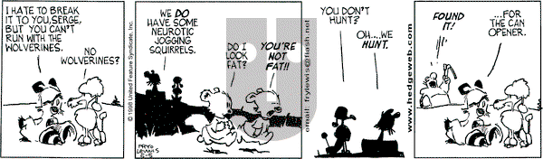 Over the Hedge on Tuesday May 5, 1998 Comic Strip