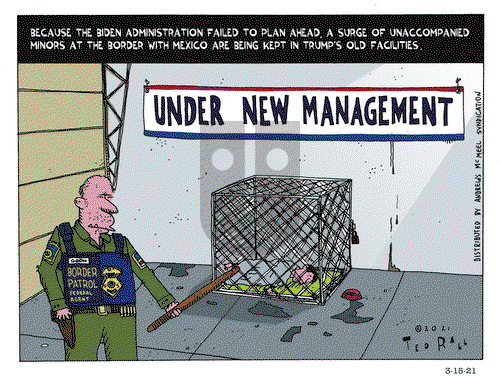 Ted Rall on Monday March 15, 2021 Comic Strip