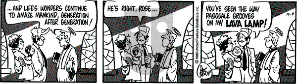 Rose is Rose on Saturday October 4, 1986 Comic Strip