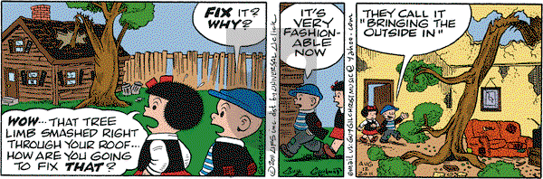 Nancy on Friday August 12, 2011 Comic Strip