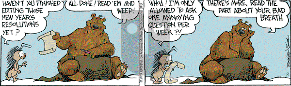 The Grizzwells on Tuesday January 1, 2019 Comic Strip