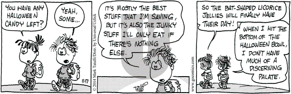 Heart of the City on Monday November 17, 2014 Comic Strip