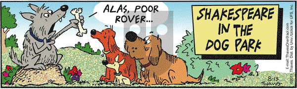 Frank and Ernest on Monday August 15, 2011 Comic Strip