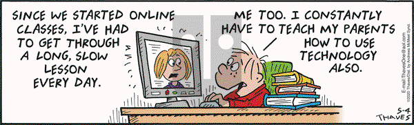 Frank and Ernest on Monday May 4, 2020 Comic Strip