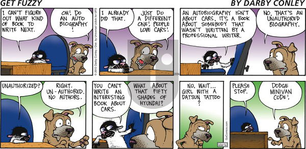Get Fuzzy on Sunday February 24, 2013 Comic Strip