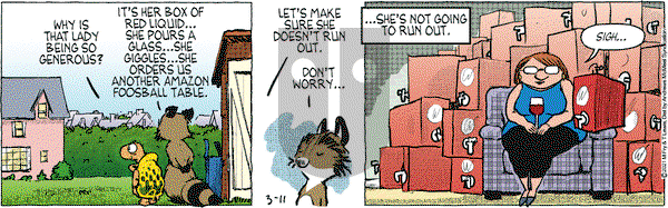 Over the Hedge on Thursday March 11, 2021 Comic Strip