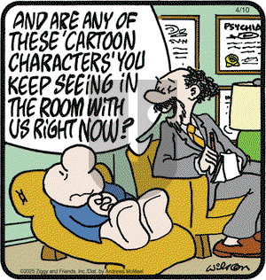 Ziggy on Thursday April 10, 2025 Comic Strip