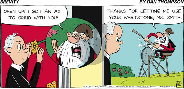Brevity on Sunday September 3, 2017 Comic Strip
