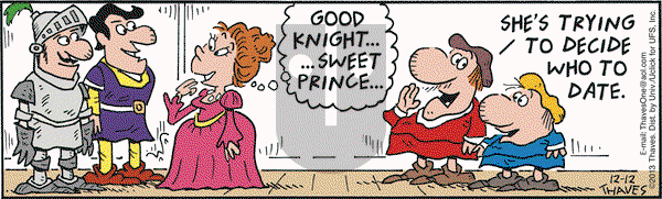 Frank and Ernest on Thursday December 12, 2013 Comic Strip