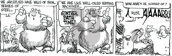The Grizzwells on Monday April 15, 1996 Comic Strip