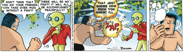 Alley Oop on Friday January 13, 2017 Comic Strip