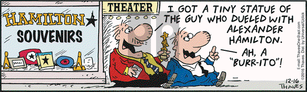 Frank and Ernest on Friday December 16, 2016 Comic Strip