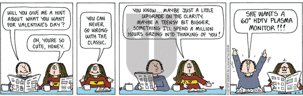 Cathy Classics on Wednesday February 7, 2007 Comic Strip