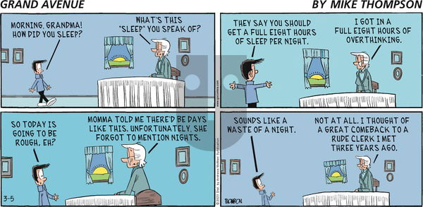 Grand Avenue on Sunday March 5, 2023 Comic Strip