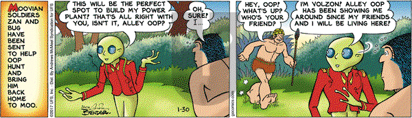 Alley Oop on Monday January 30, 2017 Comic Strip