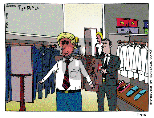 Ted Rall - Wednesday November 9, 2016 Comic Strip