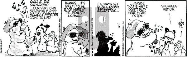Over the Hedge on Wednesday December 19, 2001 Comic Strip