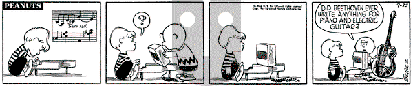 Peanuts on Wednesday September 25, 1957 Comic Strip