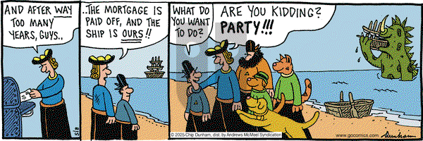 Overboard on Thursday May 8, 2025 Comic Strip