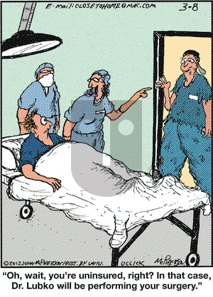 Close to Home on Thursday March 8, 2012 Comic Strip