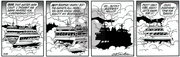 Doonesbury on Thursday April 24, 1997 Comic Strip