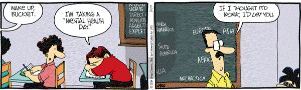 The Buckets on Wednesday November 26, 2014 Comic Strip