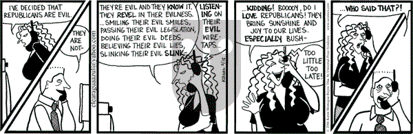 Clear Blue Water on Wednesday February 15, 2006 Comic Strip