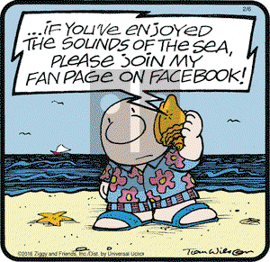 Ziggy on Saturday February 6, 2016 Comic Strip