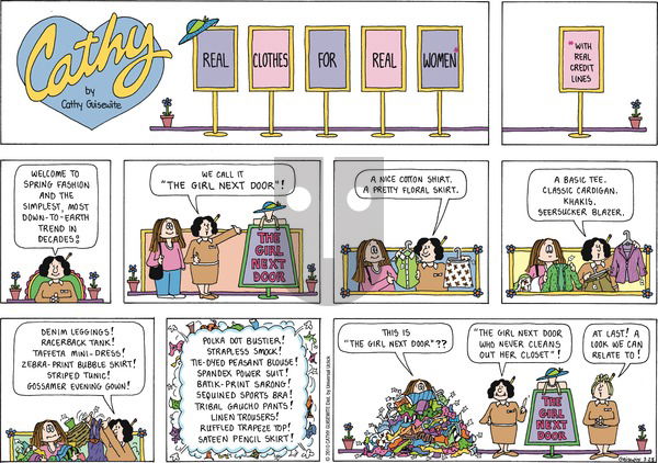 Cathy Classics on Sunday March 28, 2010 Comic Strip