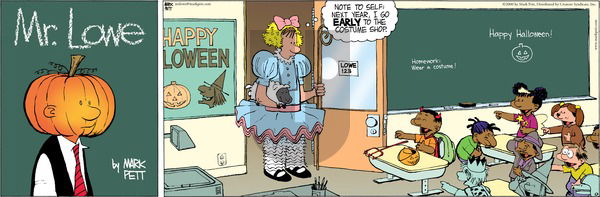 Mr. Lowe on Tuesday October 29, 2024 Comic Strip