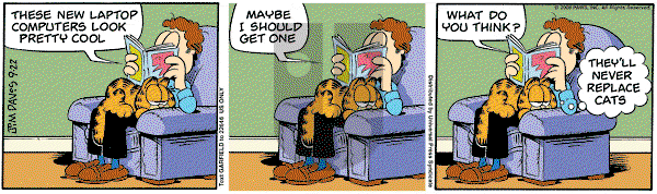 Garfield on Sunday September 28, 2008 Comic Strip