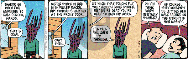 Pooch Cafe on Tuesday July 25, 2017 Comic Strip