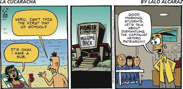 La Cucaracha on Sunday August 27, 2017 Comic Strip