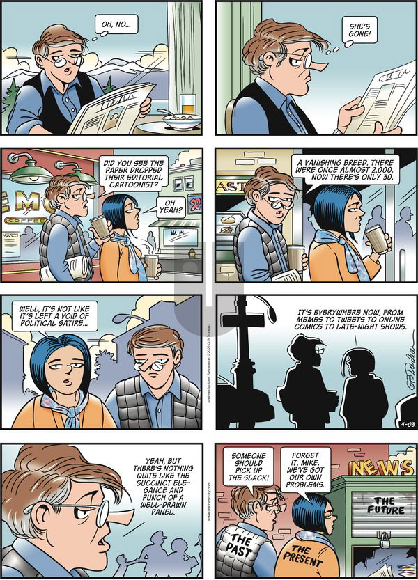 Doonesbury - Sunday April 3, 2022 Comic Strip