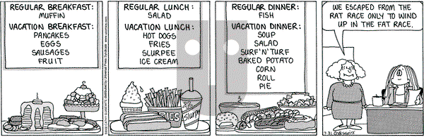 Cathy Classics - Wednesday July 31, 2024 Comic Strip